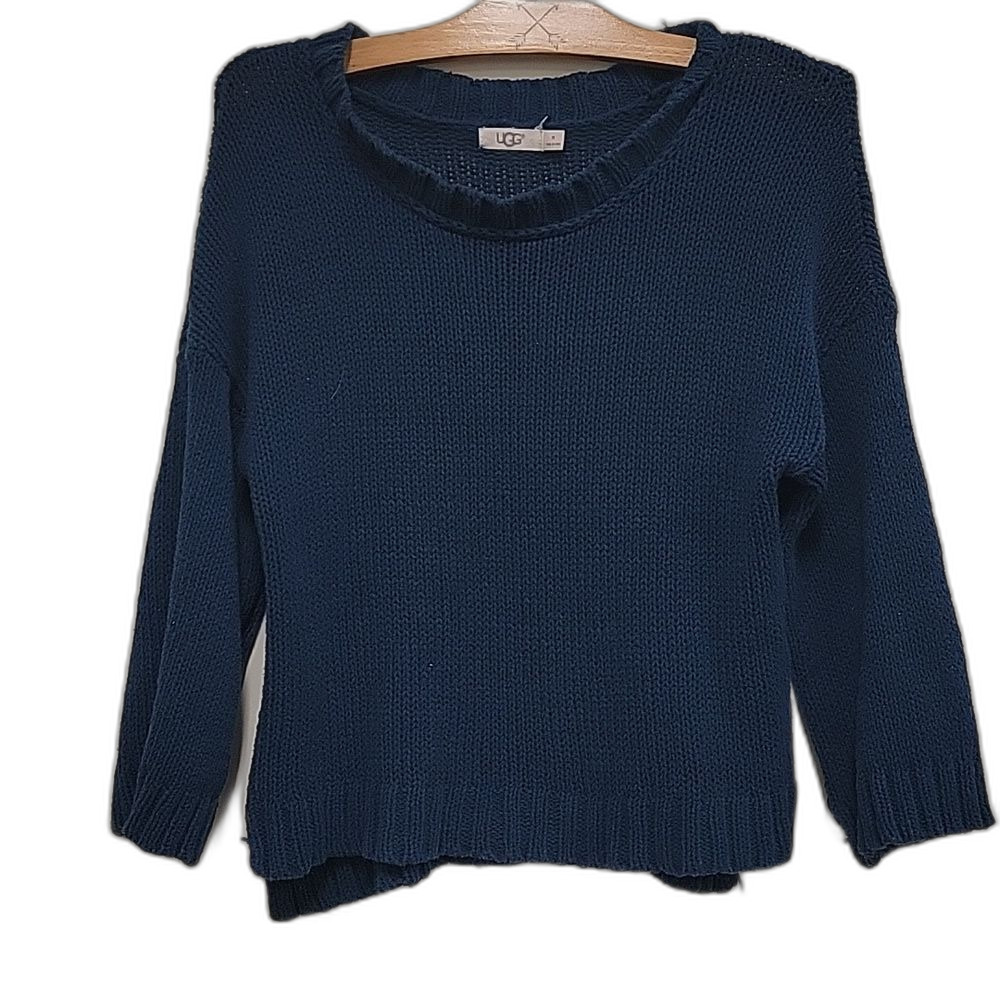 UGG Women's Deep Blue Crew Neck Sweater